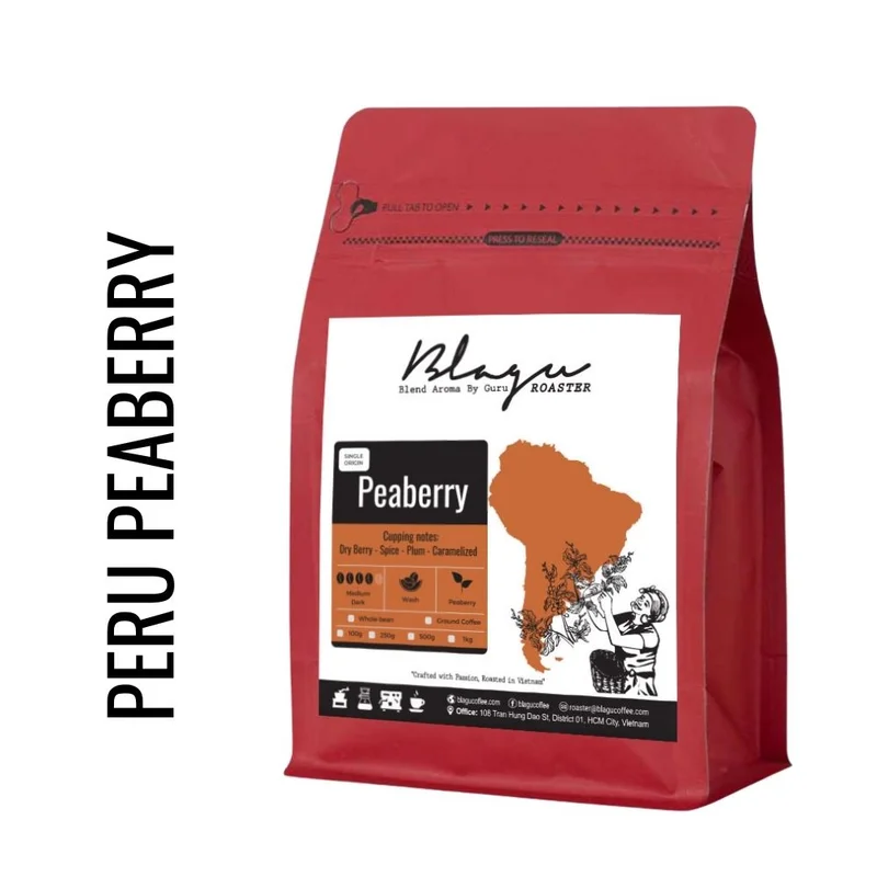 Blagu Roasted Peru Peaberry 250g